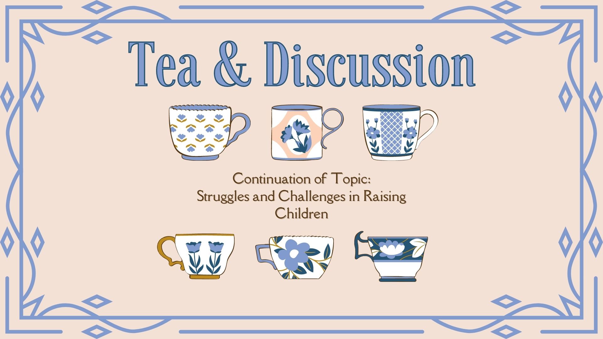 Ladies tea and discussion