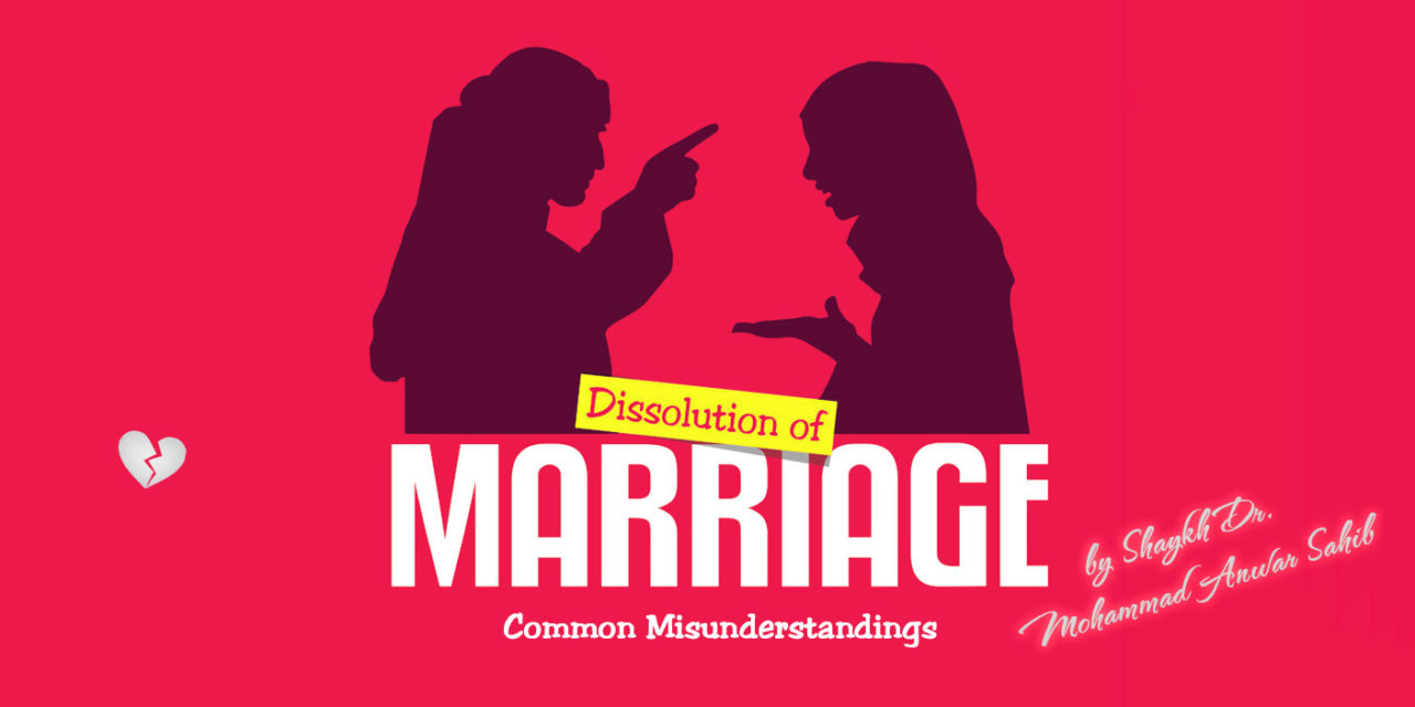 Dissolution of Marriage: Common Misunderstandings