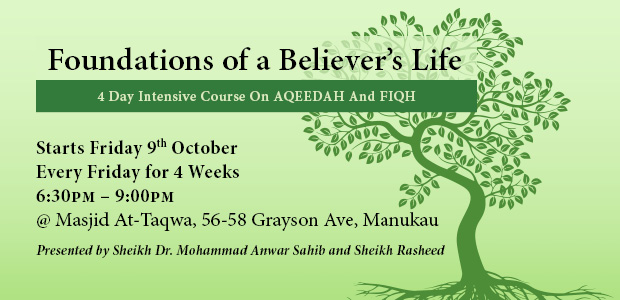 Foundations of a Believer’s Life
