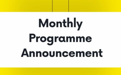 Monthly Programme Announcement