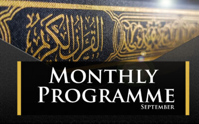 September Monthly Programme