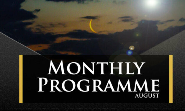August Monthly Programme: Muharram | Ashura | Husayn | Uthman