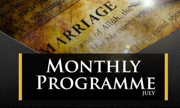 July Monthly Programme: Sacrifice | Islamic Marriage