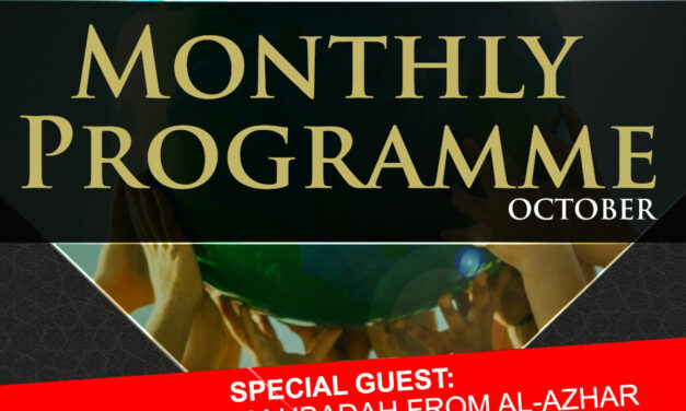 October Monthly Programme
